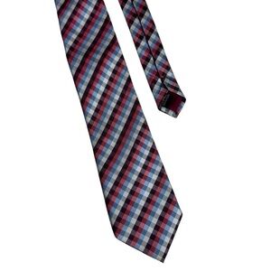 Laurant Bennet Gingham Pink Mens Tie‎ Quiet Luxury Handmade Old Money Formal